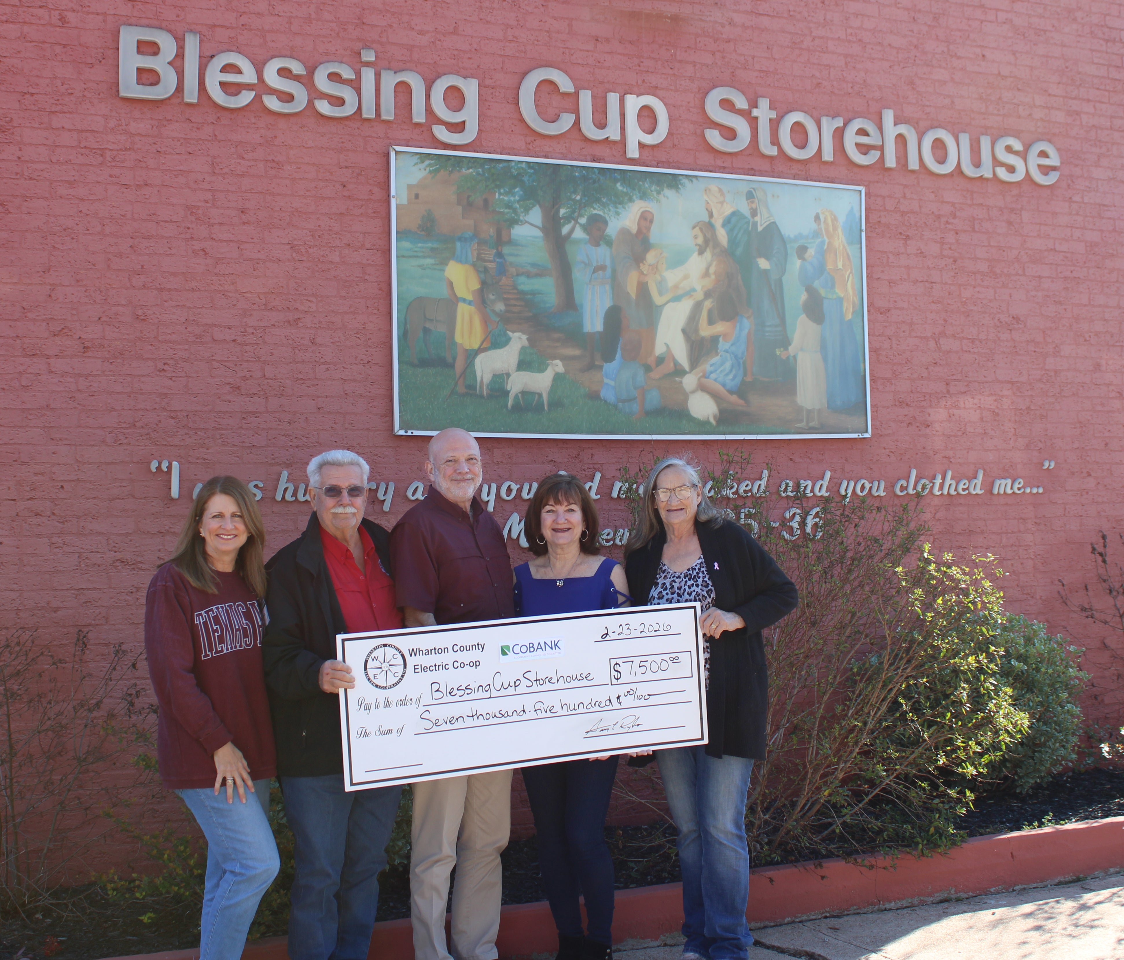 Blessing Cup CoBank Grant
