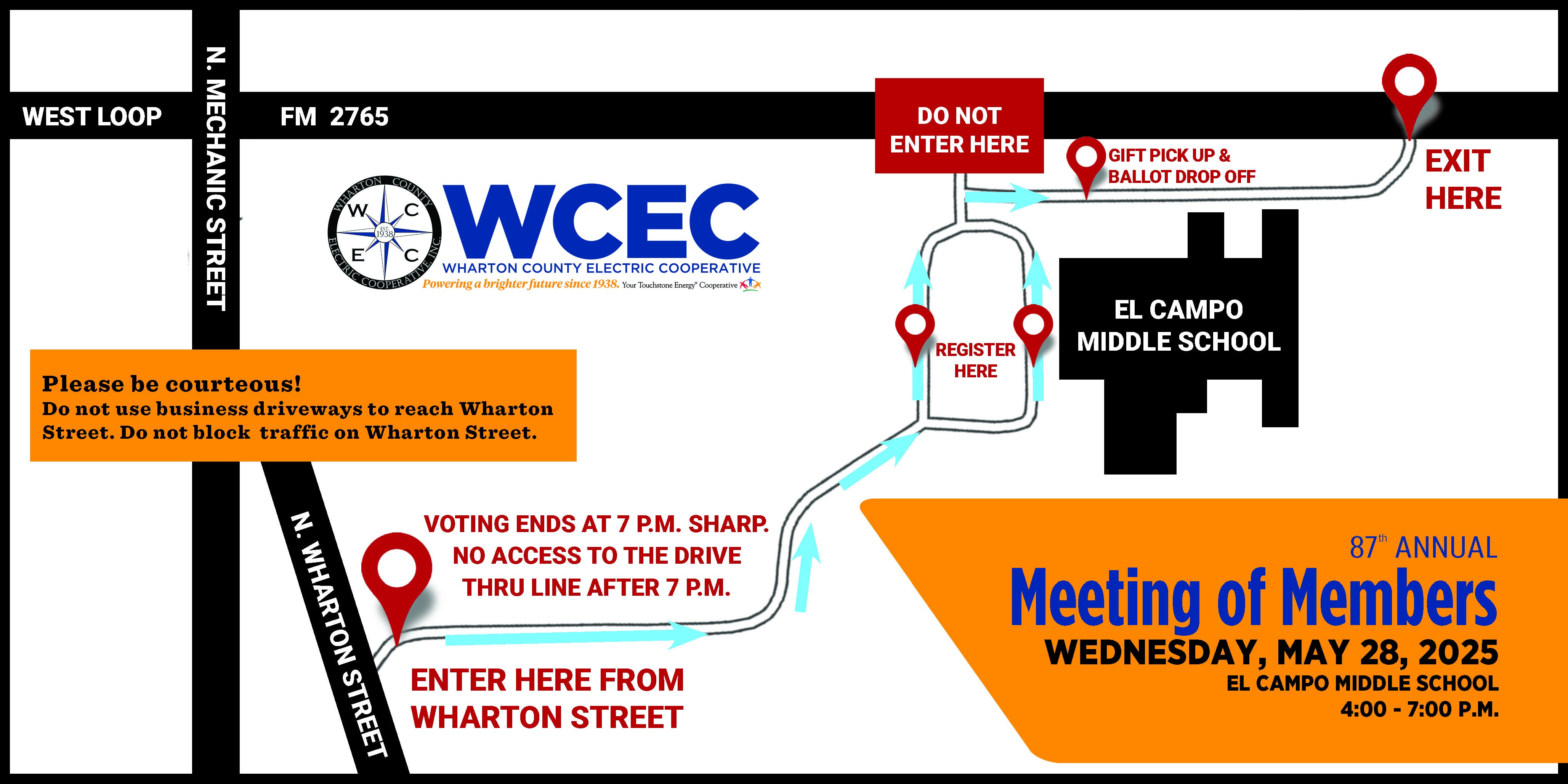 Annual Meeting Map